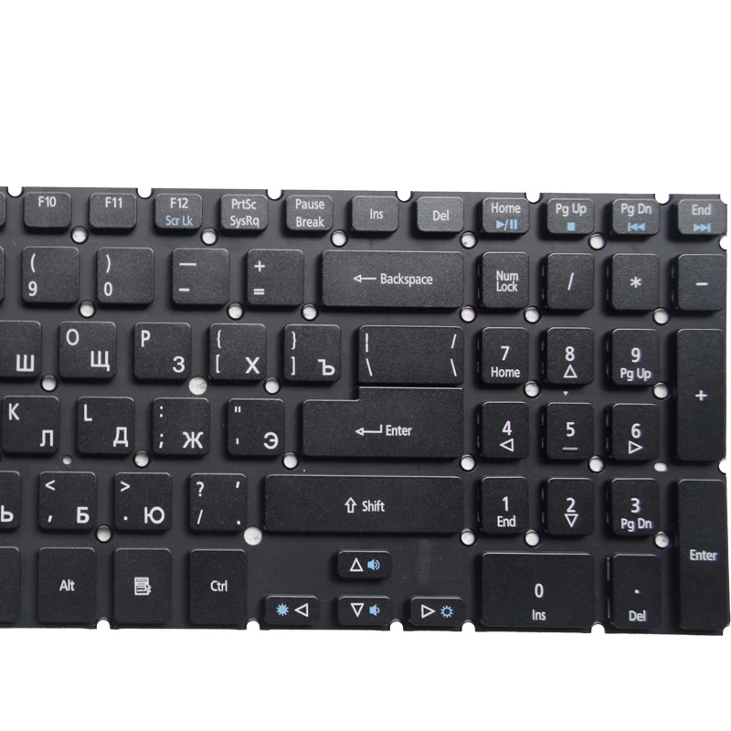 Фото Русская клавиатура GZEELE для Acer Aspire V7-581 V7-581G V7-581P V7-581PG V7-582P V7-582PG RU, ноутбук с подсветкой без рамки №3