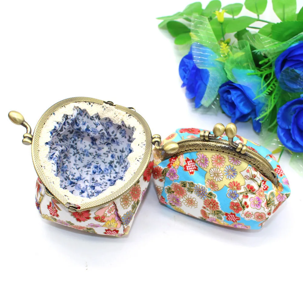Aelicy Women Short Printing Flower Snacks Coin Purse Holders Wallet Bag Leather Credit Id Card Holder Key Handbag | Багаж и сумки