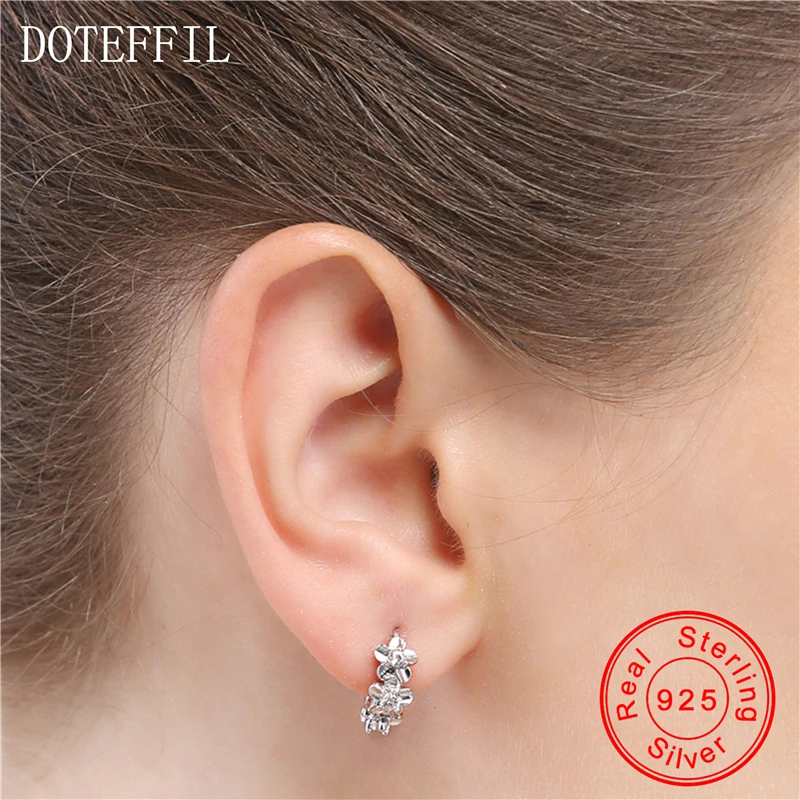 Женские серьги-кольца из серебра 925 пробы Новое поступление 2020 | Украшения и