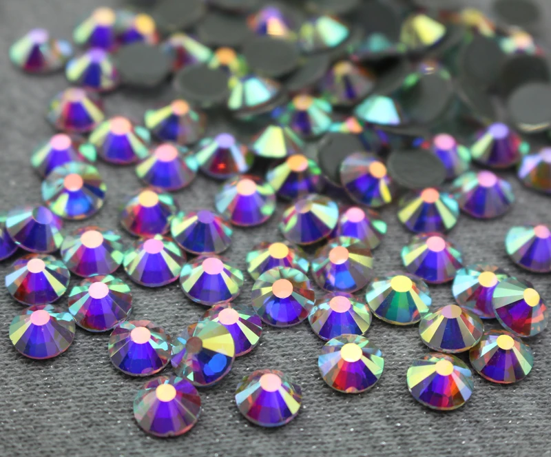 Исправление высочайшего качества стразы с плоской спинкой! Super Shine ss6 ss10 ss16 ss30 ss20