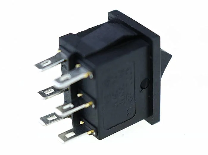 1 шт. 2 Позиции кулисный переключатель 6 pins вкл/выкл/на offon светоэлектрический KCD1