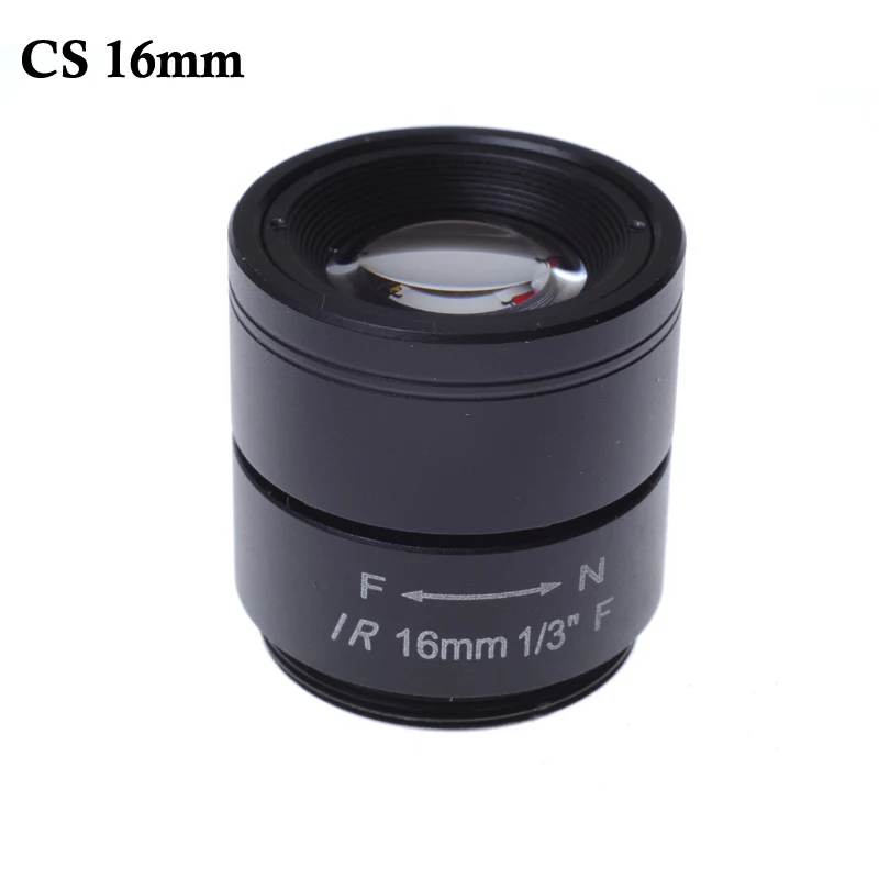 Объектив для системы видеонаблюдения 16 мм 20 градусов 1/3 дюйма F1.2|lens thickness|lens filmlenses
