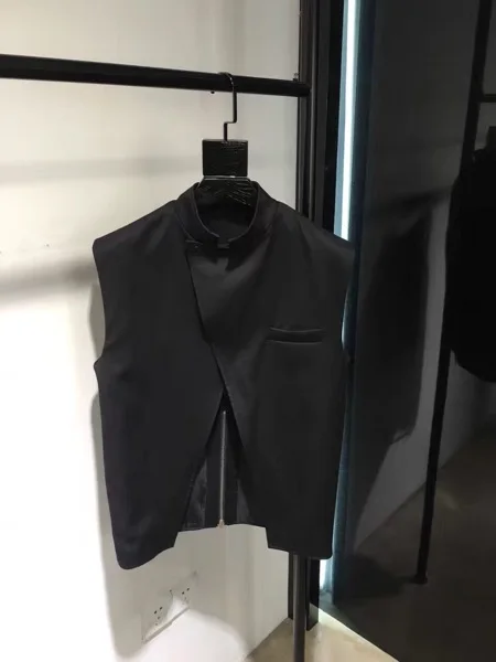 S 6XL новинка 2019 Мужская одежда Стильный Модный Оригинальный жилет без рукавов