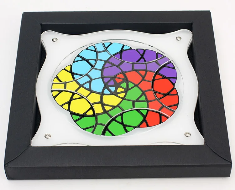 Ограниченная версия VeryPuzzle Герань V волшебный куб головоломка черный Cubo Magico