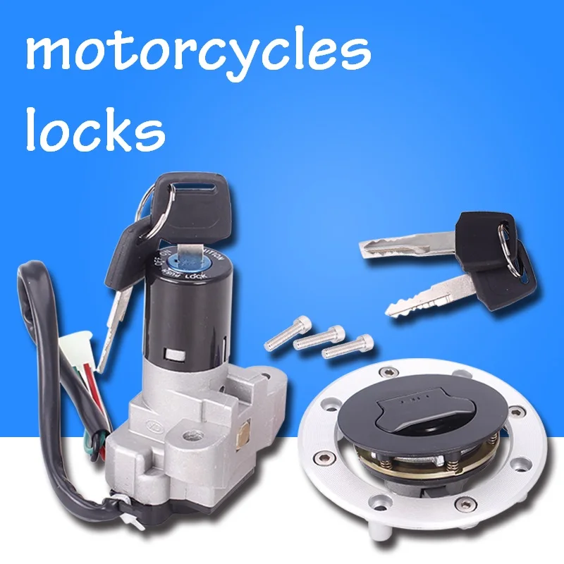 Мотоциклетный замок крышки топливного бака для Suzuki Bandit250 Bandit400 Bandit GSF 250 400 GSF250 GSF400 74A 75A 77A 78A