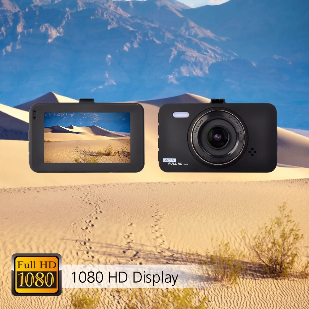 AZGIANT Dash Cam HD 3 дюйма 1080 P Автомобильный видеорегистратор Портативный видеорегистратор с сенсором циклическая запись вождения рекордер g-сенсор 170 градусов