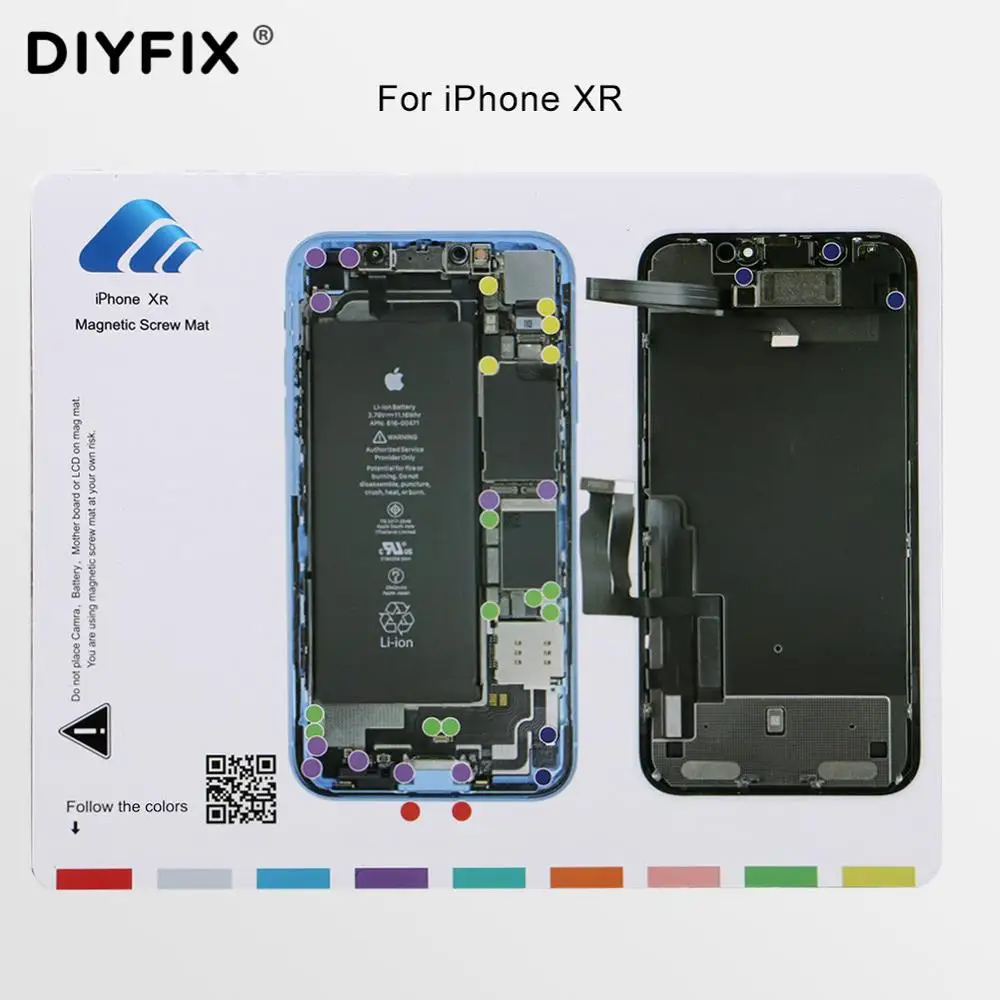 Магнитный коврик для винтов рабочий iPhone X XR XS Max 7 8 Plus профессиональный