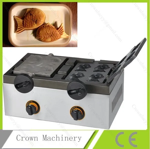 LPG газ форма рыбы Коммерческая вафельная машина вафельница | Бытовая техника