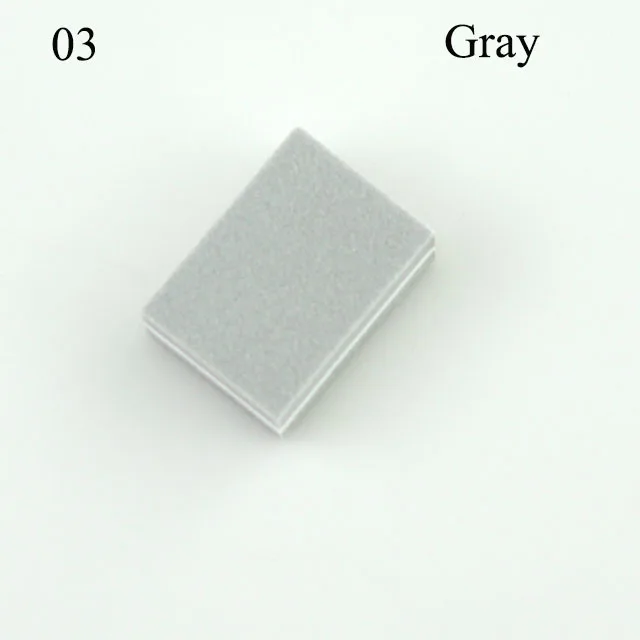 grey 20 шт./лот пилочки для ногтей шлифовальная буферная зернистость губка буферы Тип капли шлифовальный дизайн ногтей моющиеся полировальные пилочки полировальный блок - Цвет: grey