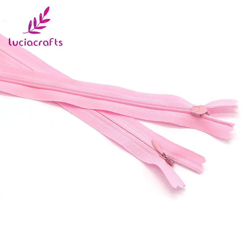 C4 Pink 5pcs Lucia crafts 5 шт./лот Многоцветный Нейлон тяговое кольцо молнии DIY портной одежды швейные изделия ручной работы аксессуары материалы J0401 - Цвет: C4 Pink 5pcs