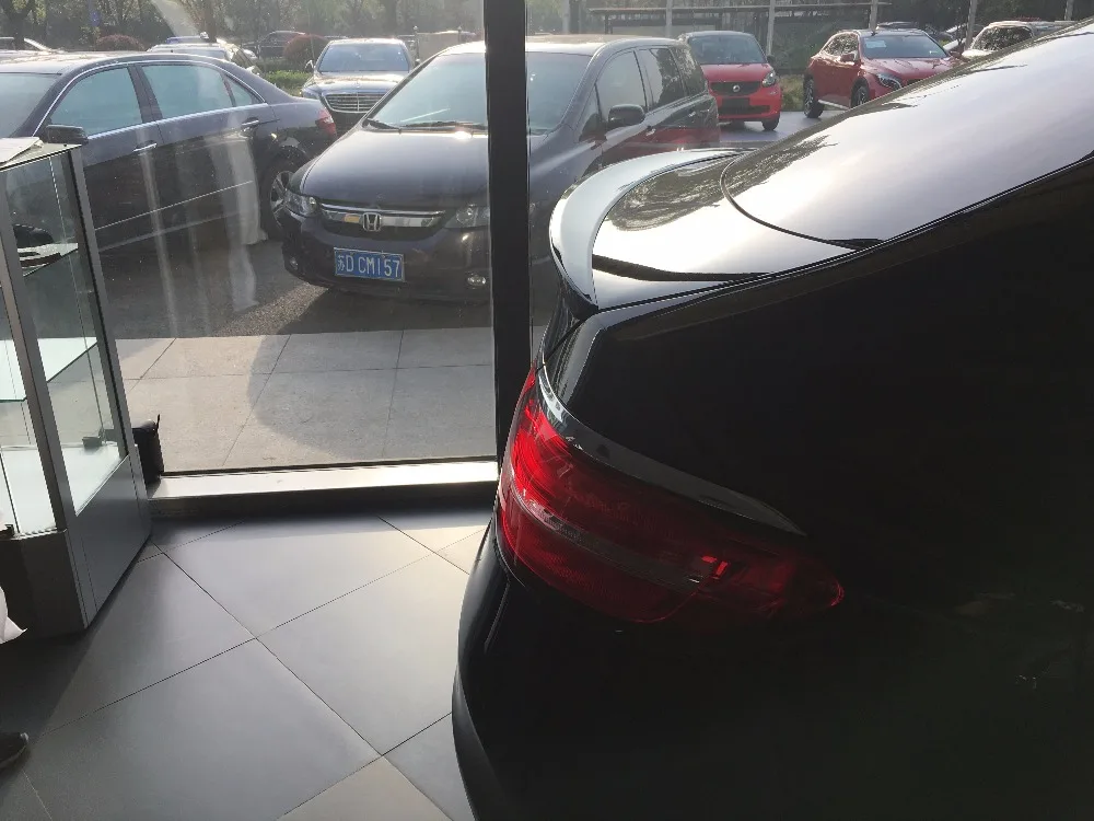 Черные задние Спойлеры на багажник крылья для Mercedes Benz W166 C292 GLE купе sport AMG GLE450 2015 2016