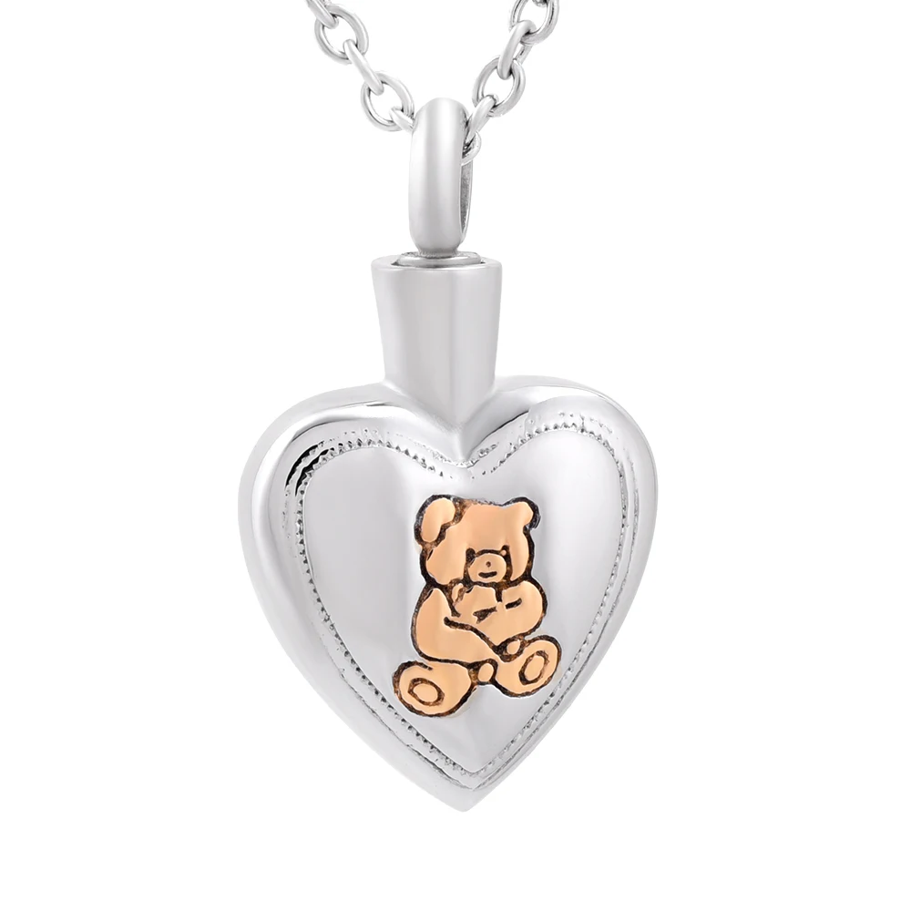 CMJ9837 Love Teddy Bear женское ожерелье для пепельницы кремации ювелирные изделия урна