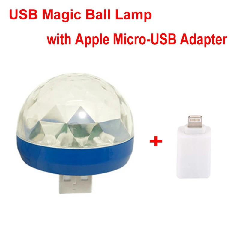 LanLan USB диско светильник светодиодный вечерние s Портативный кристалл магический