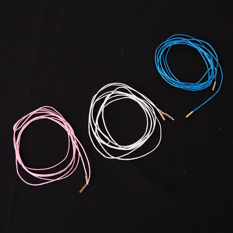 Панк Мода 2020 Европа и США новое ожерелье простая кожаная веревка бант