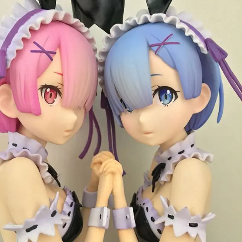 Re: жизнь в другой мир от нуля Rem Ram Bunny Ver до уровня колен Коллекция Модель Brinqueods ПВХ