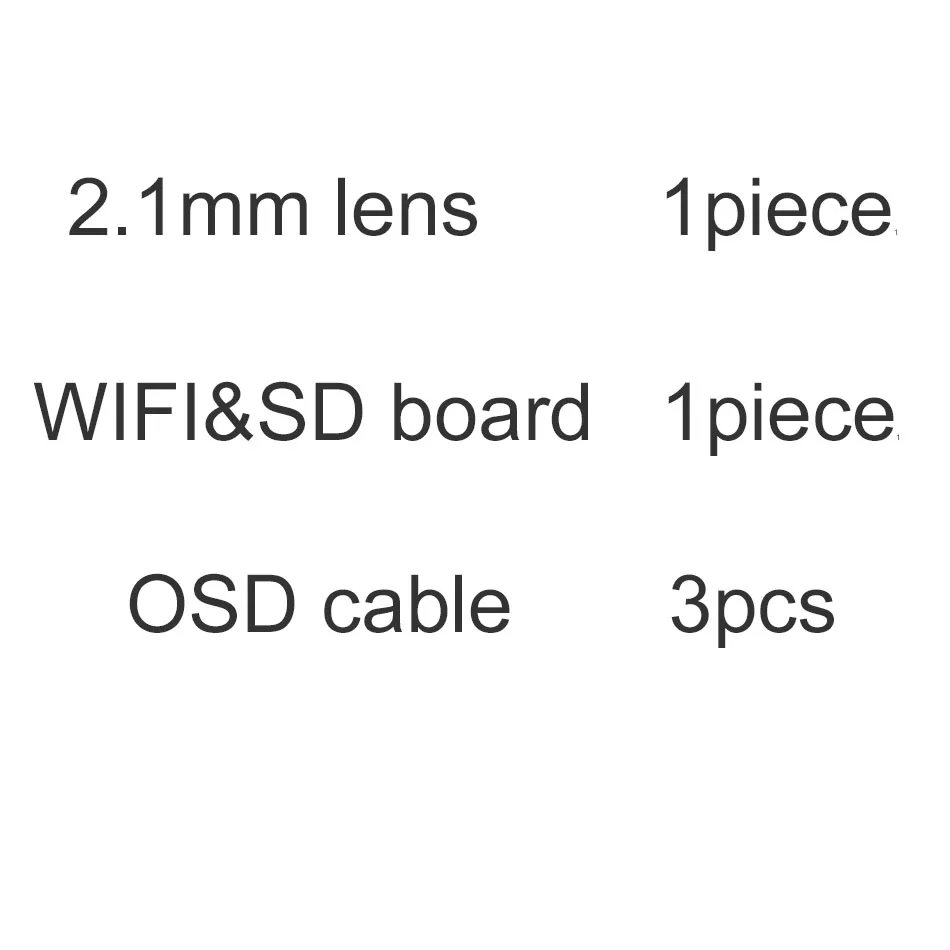2 1 мм объектив и wifi панель SD OSD кабель для danel ward|Запчасти CCTV| |