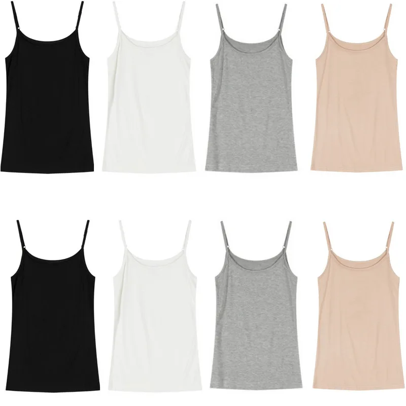 2019 Plain Long Vest Tops Women's Summer Casual Slim Stretch Fashion Ladies Plus Size Tank Top | Женская одежда