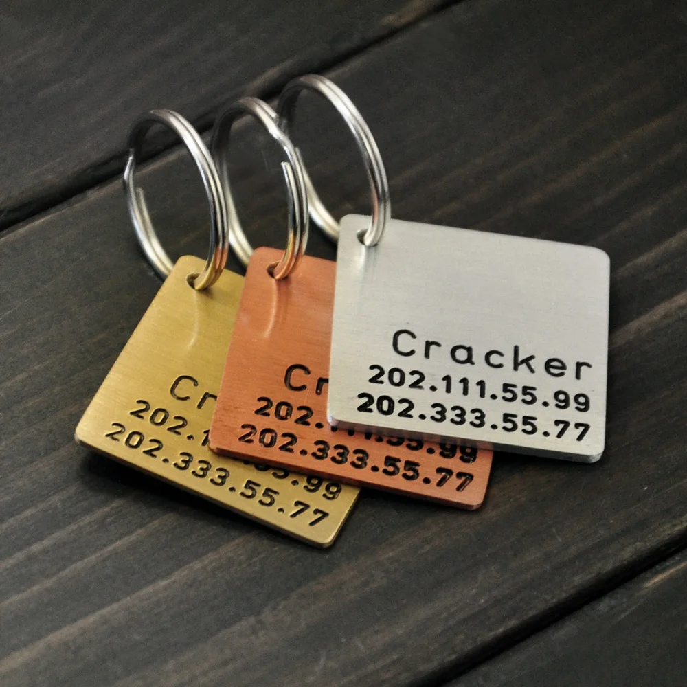 Персонализированная идентификационная бирка для домашних животных