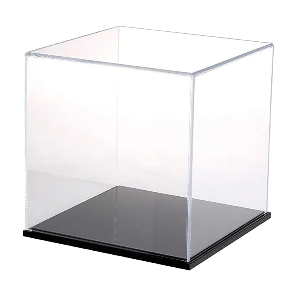 

25cm Display Case/Box Perspex Dustproof Showcase for Mini Action Figure Toys Acrylic Display Case Show Box Cube Assembly Box