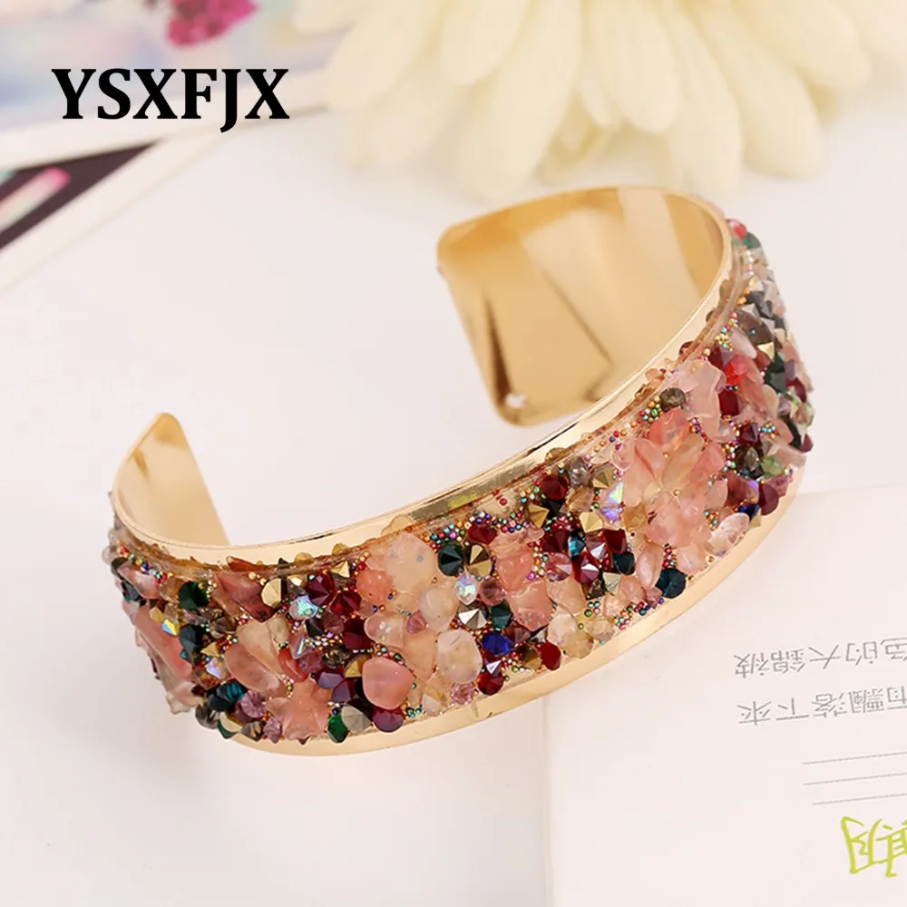 YSXFJX New fashion gravel jewelry bracelet personality set rhinestone classic | Украшения и аксессуары