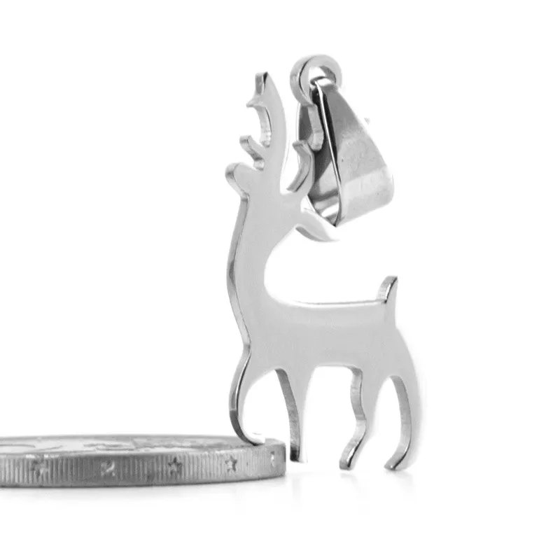 Sika олень Форма Подвески diy ювелирные изделия для женщин зеркало двухсторонняя