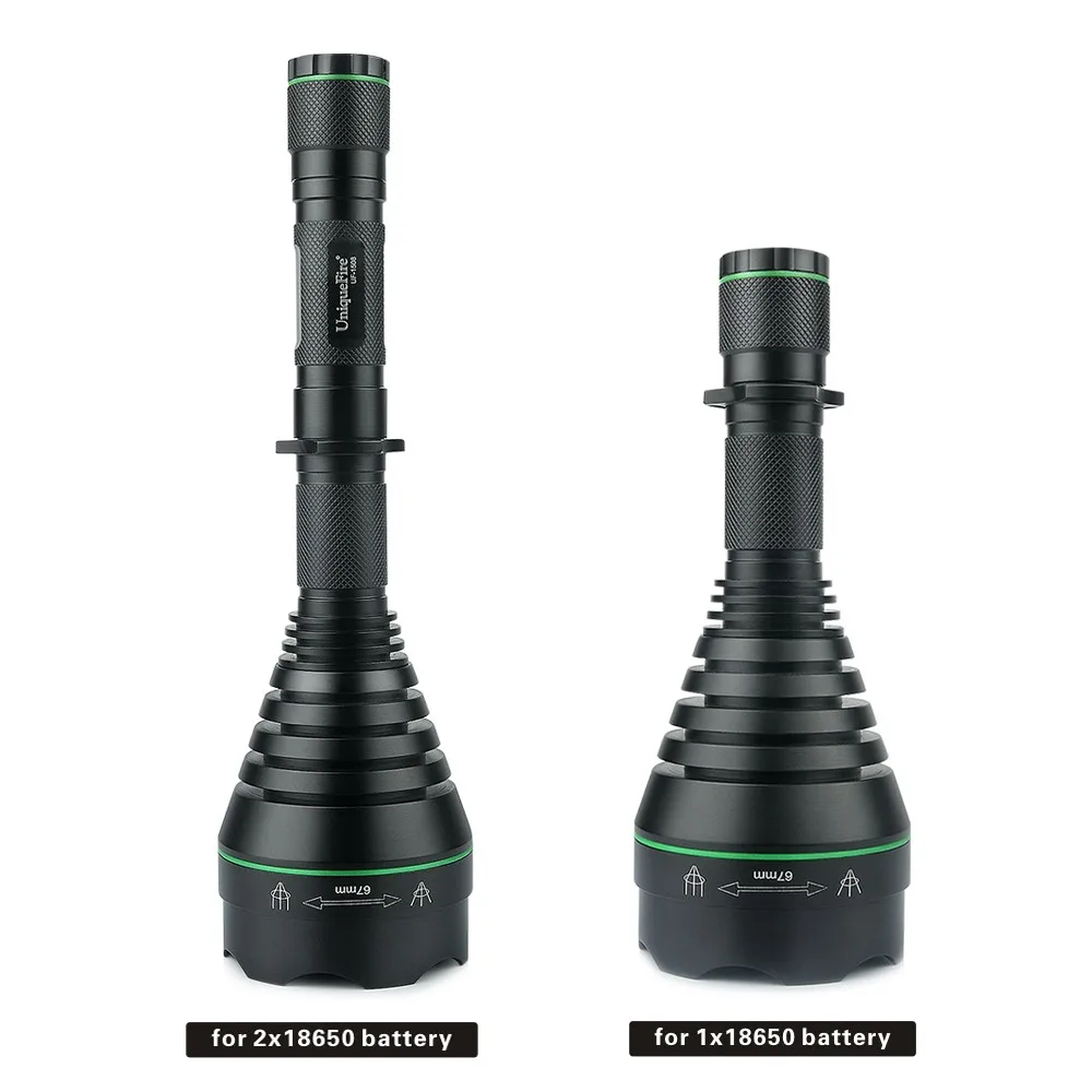 UniqueFire 1508 T67 комплект охотничий фонарик IR 850nm Светодиодная лампа для ночного видения с креплением для прицела, задний переключатель и USB зарядное устройство
