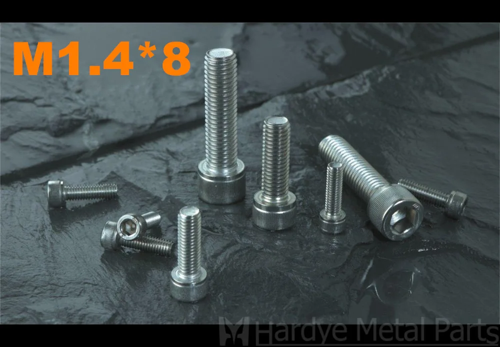 

500 шт./лот M1.4 * 8 DIN912 шестигранный винт из нержавеющей стали