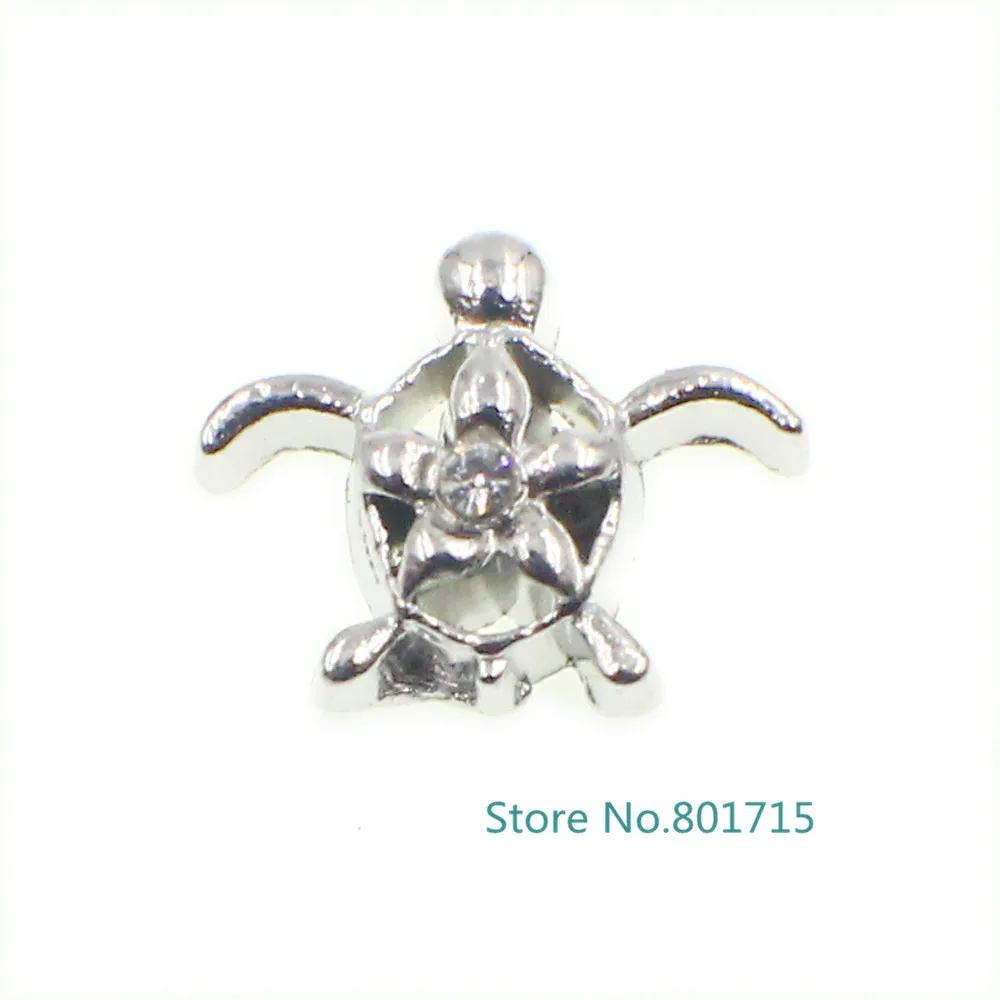 Черепаха оптовая продажа плавающий медальон живые амулеты подходит для