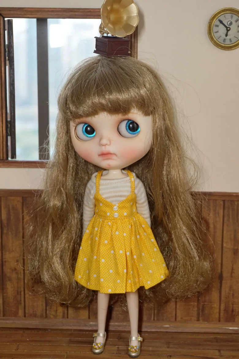 Футболка в полоску с длинными рукавами для куклы Blyth Chole AZONE кукла licca аксессуары для кукольной одежды