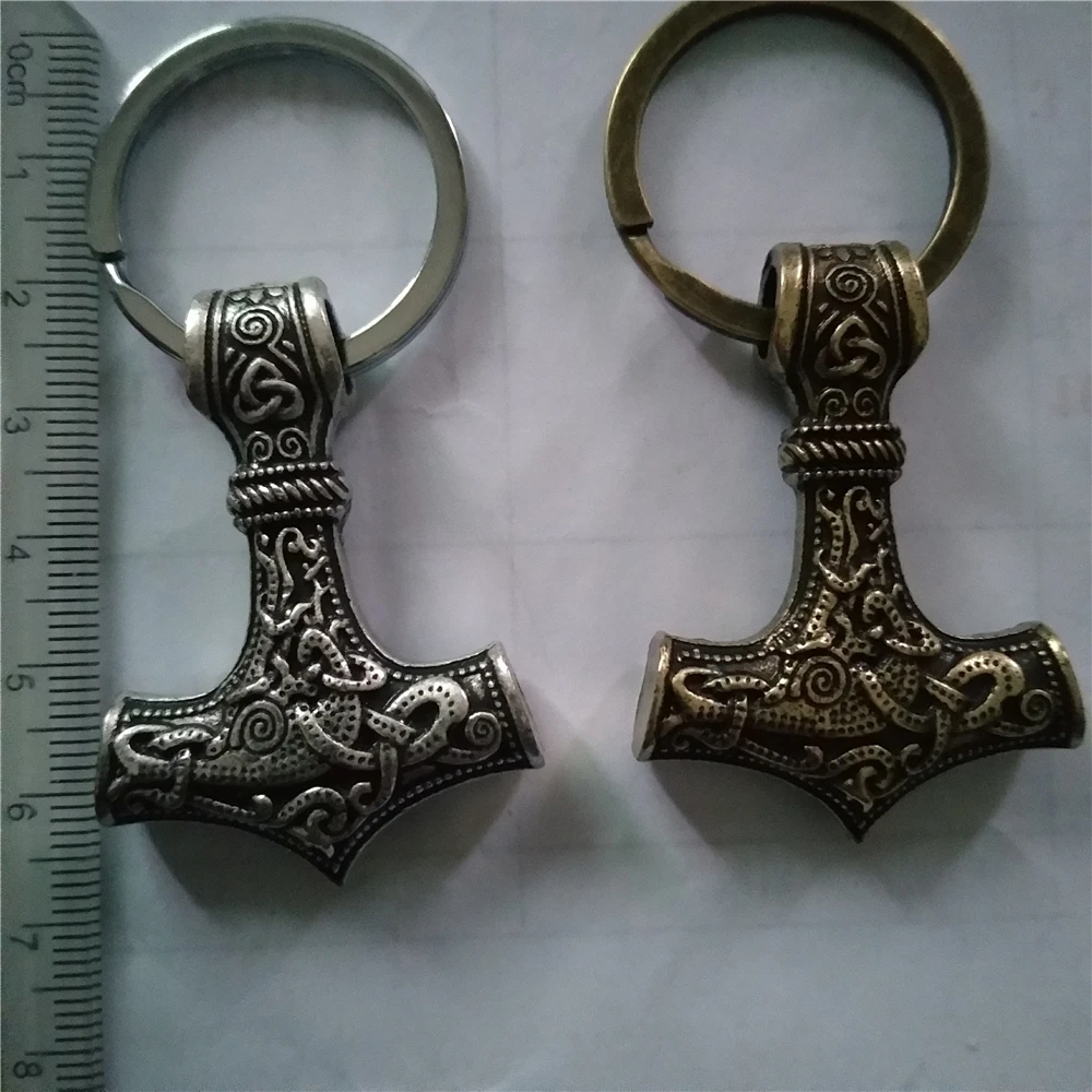 Брелок Thor Молот Мьёльнир амулет Викинга скандинавский молот брелок подарок для