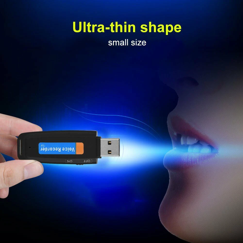Конференции пластиковый диктофон U диск практичный usb аккумуляторная карта