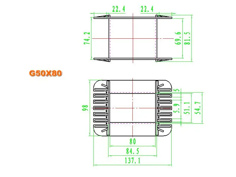 150*80-это Скелет 800 Вт-1000 Вт, каркас трансформатора G50 * 80 150*80-это Скелет 800 Вт-1000 Вт, каркас трансформатора G50 * 80