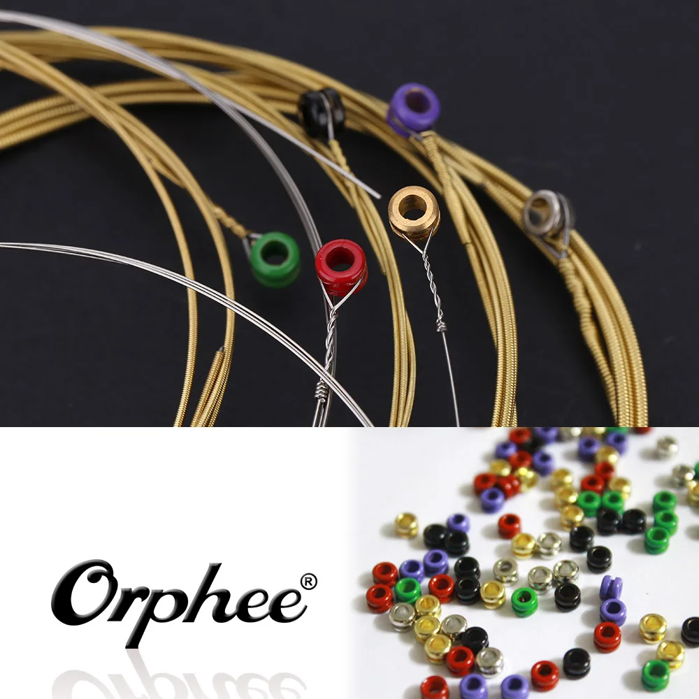Orphee TX620 6 шт. набор акустических народных гитарных струн (.010 .047) Фосфорная бронза