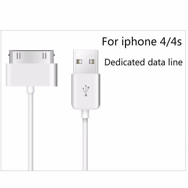 USB кабель для зарядки и передачи данных для iPhone 4 iPod Nano TOUCH iPad 3 iPhone 30 pin кабель USB 1,5 м кабель для зарядки аксессуары для телефонов