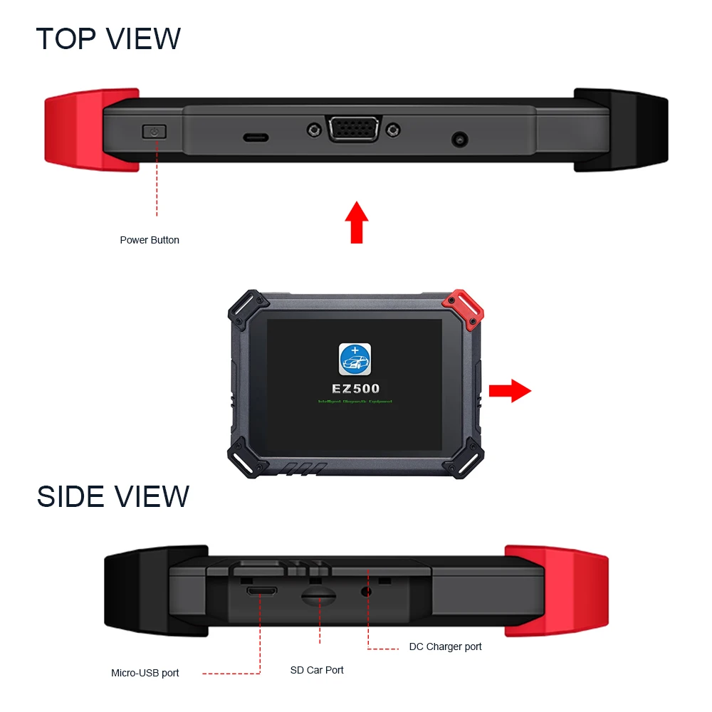 2019 Новый XTOOL EZ500 OBD2 полная система автомобильный диагностический набор