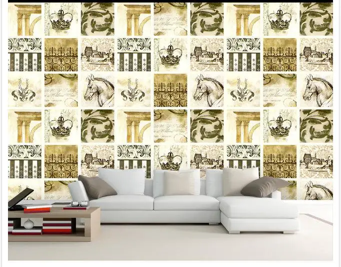 3d обои на заказ настенные фрески Европейского типа для украшения гостиной ТВ