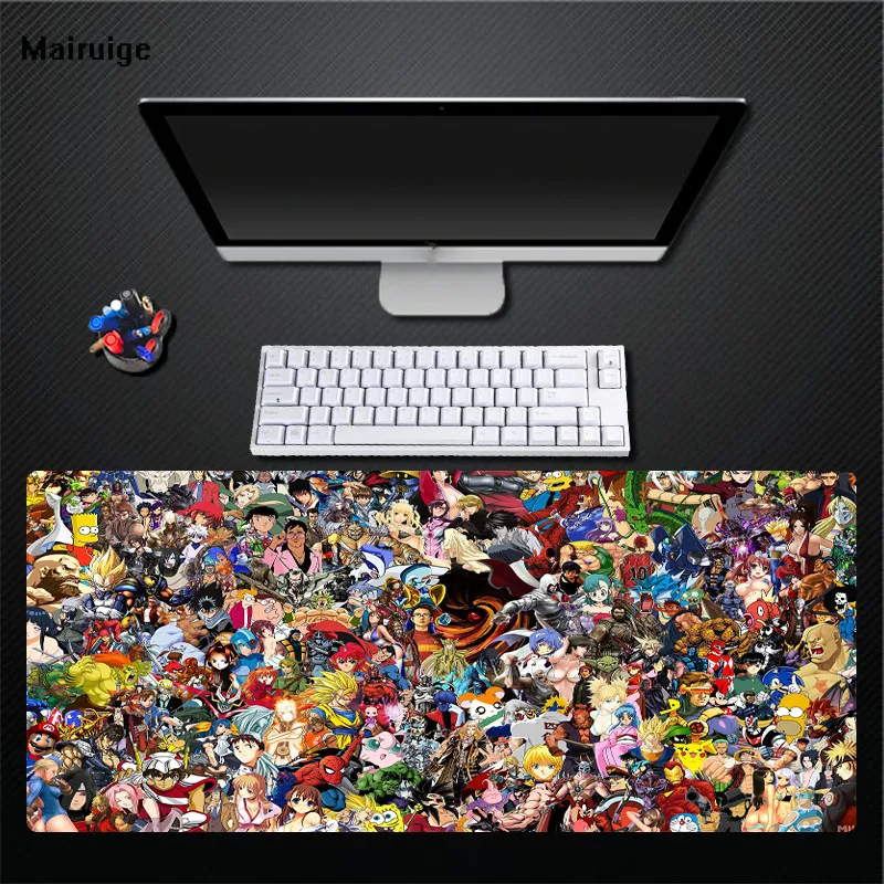 

Mairuige Printing Anime Character Gathering Rat Pad Game Best Comfortable Keyboard Pad Speed Pad Natural Rubber Durable Pad