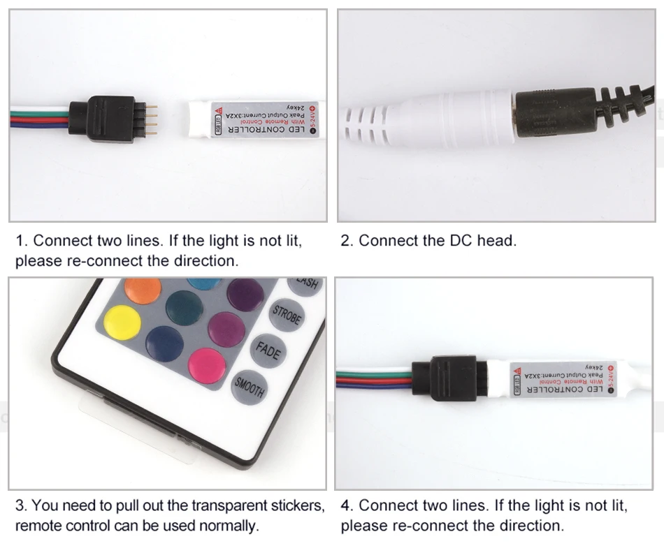 Светодиодный светильник 12 В постоянного тока, гибкая Диодная лента, RGB SMD 2835 5050, 44Key, полный комплект, водонепроницаемый, 5 м, 10 м, 15 м, светильник ing