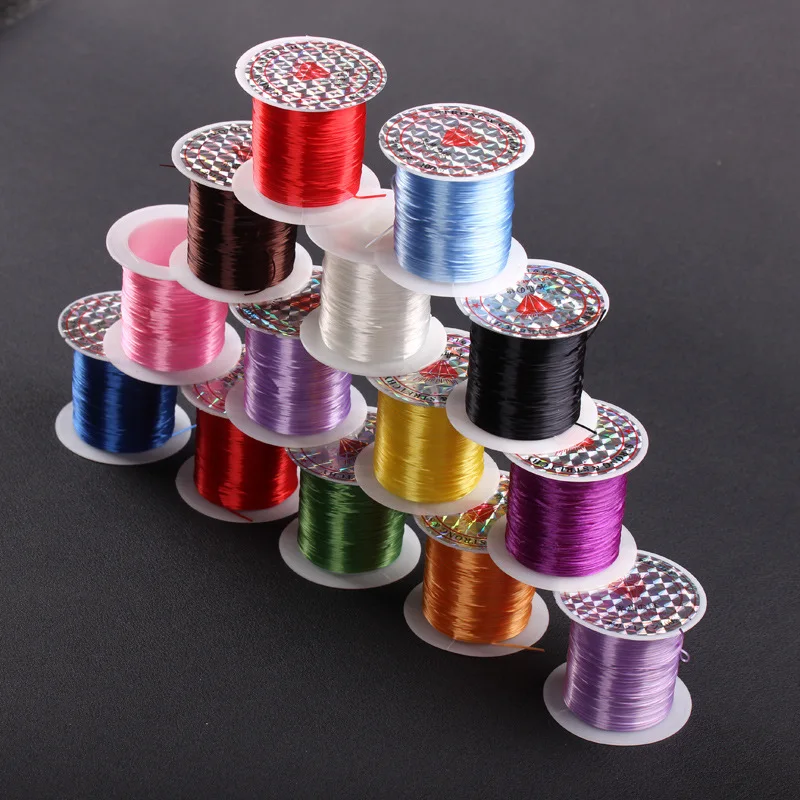 1 рулон 10 м Multi-Цвета сильный эластичный Эластичный Бисер провод/шнур/String/резьба