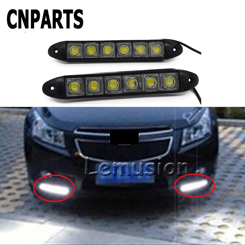 CNPARTS автомобилей Гибкая DRL головной светильник 6 светодиодный поворотник для Volvo