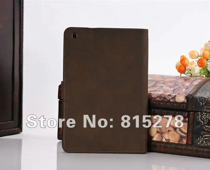 High Quality Flannelet Pattern Leather Case Stand Holder For ipad Mini 7.85&quot |