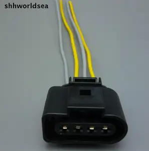 Shhworldsea 4 Way female 4B0973724 Автомобильная Катушка зажигания Штекерный соединитель для ремонта Kit чехол для A4 A6 VW Passat 1J0 973 724 1J0973724