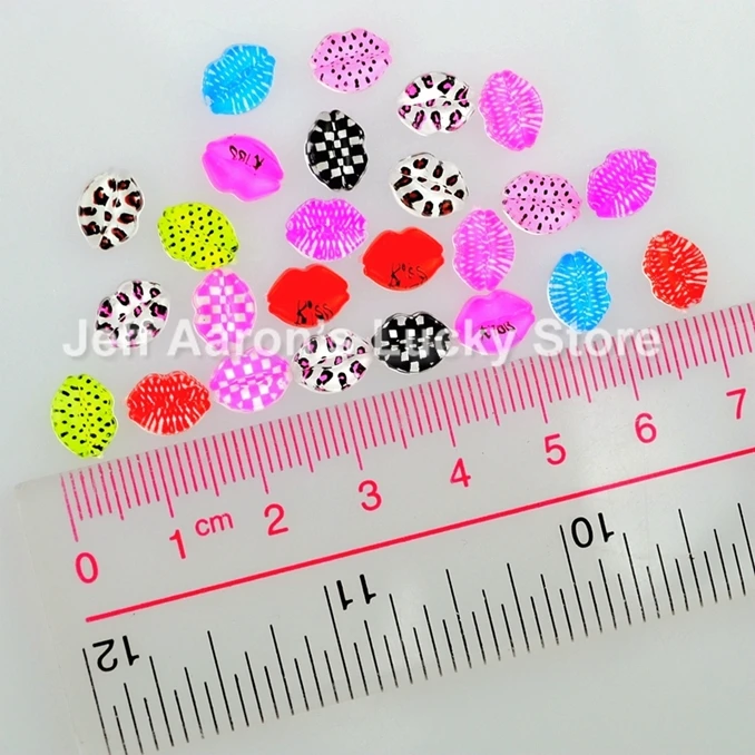 60 шт. акриловые 3D декорации для дизайна ногтей из смолы и горного хрусталя