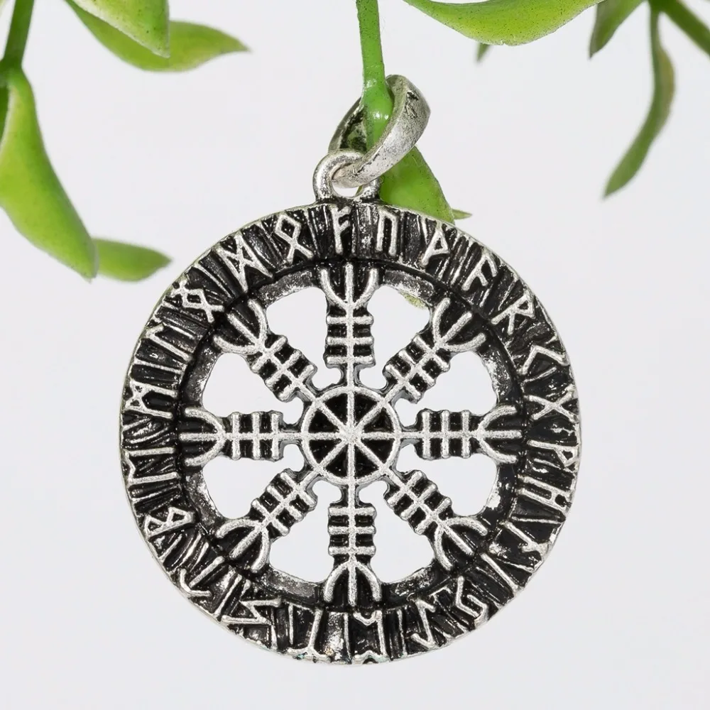 Viking Aegishjalmur РУНИЧЕСКАЯ подвеска Этническая Прямая поставка без цепи|drop pendant|viking rune