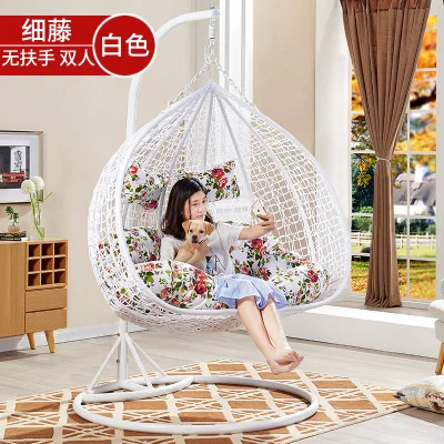 Two seats Луи Мода патио качели для взрослых Крытый hammockcradle стул хлорофитум ленивый стул двойные качели подвесное кресло качалка - Цвет: Two seats