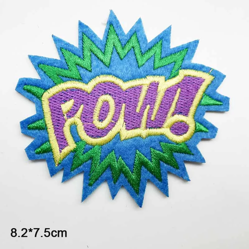 Нашивки для одежды Sunshine Pow с вышивкой утюгом наклейки аксессуары одежды|letter iron|iron