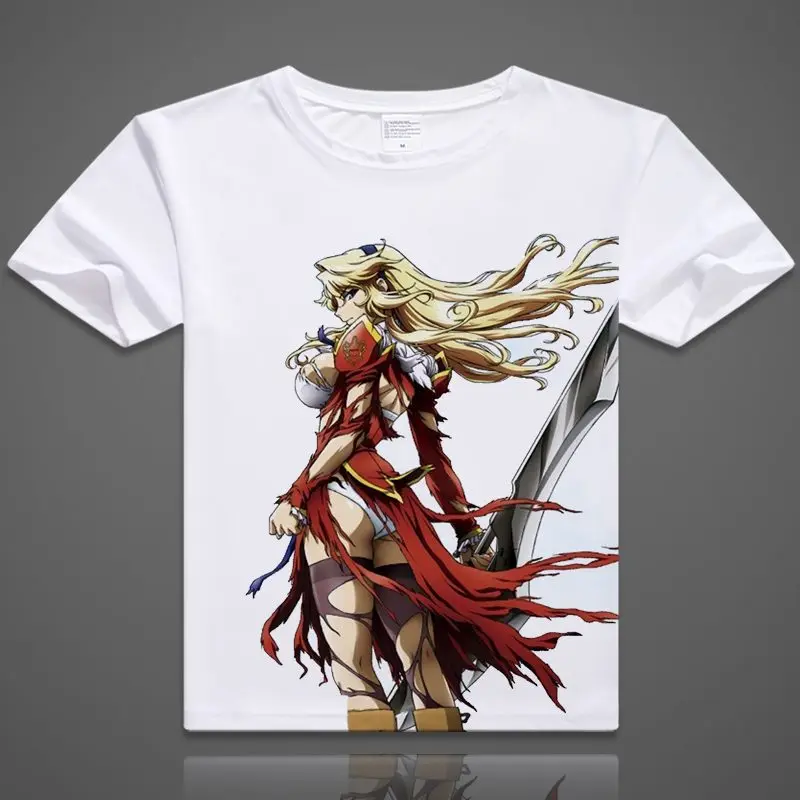 

Freezing Sattelizer eL Bridget T-shirts Anime Printed T Shirts Short Sleeve Tees Lana Linchen Casual Summer Tops
