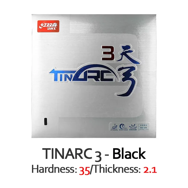 Black H35 T2.1 DHS TINARC 3/TINARC-3/TA3/Оловянная дуга 3 для настольного тенниса, оригинальная губка для пинг-понга - Цвет: Black H35 T2.1