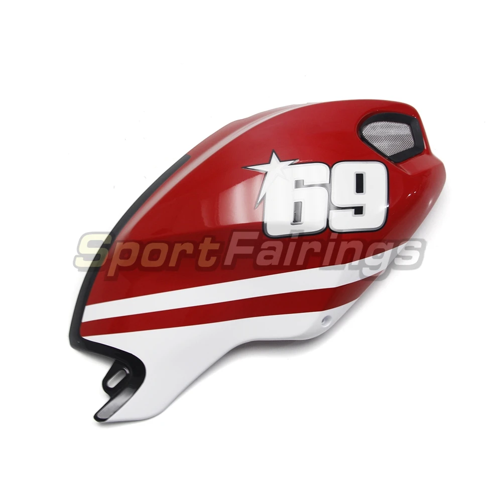 Красный белый 69 Обтекатели мотоцикла для Ducati 696 796 795 1000 1100 год 2009 2010 2011 впрыска ABS пластик обтекатель комплект Чехлы