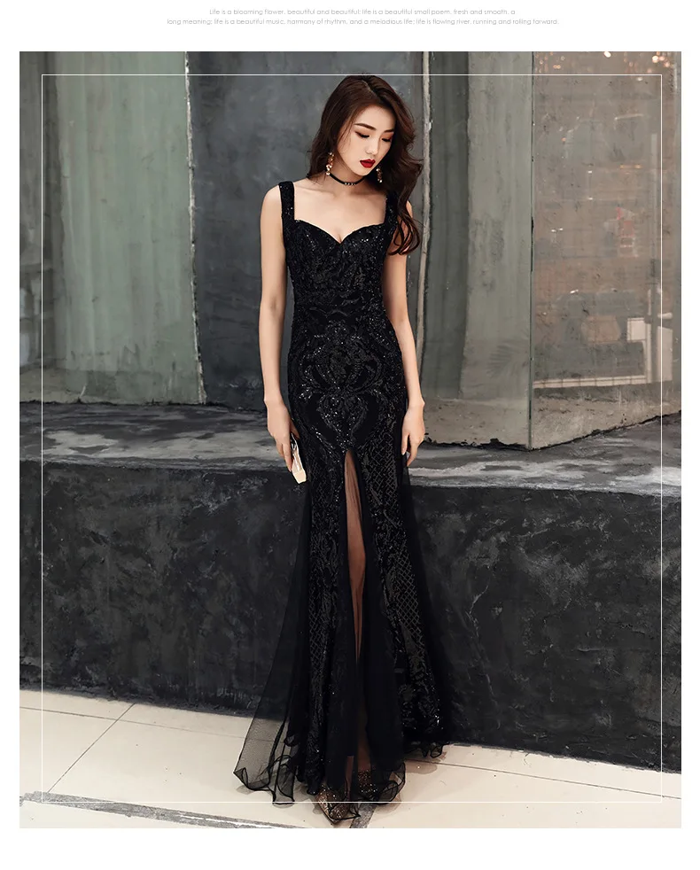Банкетное Макси-платье с блестками цвета красного вина для невесты, Vestidos, с v-образным вырезом, без рукавов, без бретелек, в стиле ампир, с разрезом, Сетчатое, вечерние платья для женщин Lange Jurken